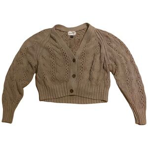 Cozy Knit Button-Down Cardigan/Sweater